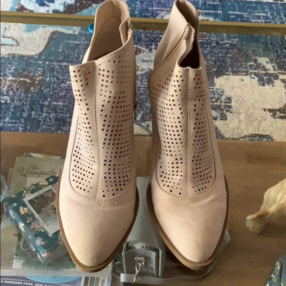 White booties